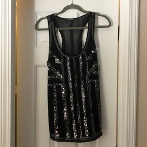 Sequined racerback top!